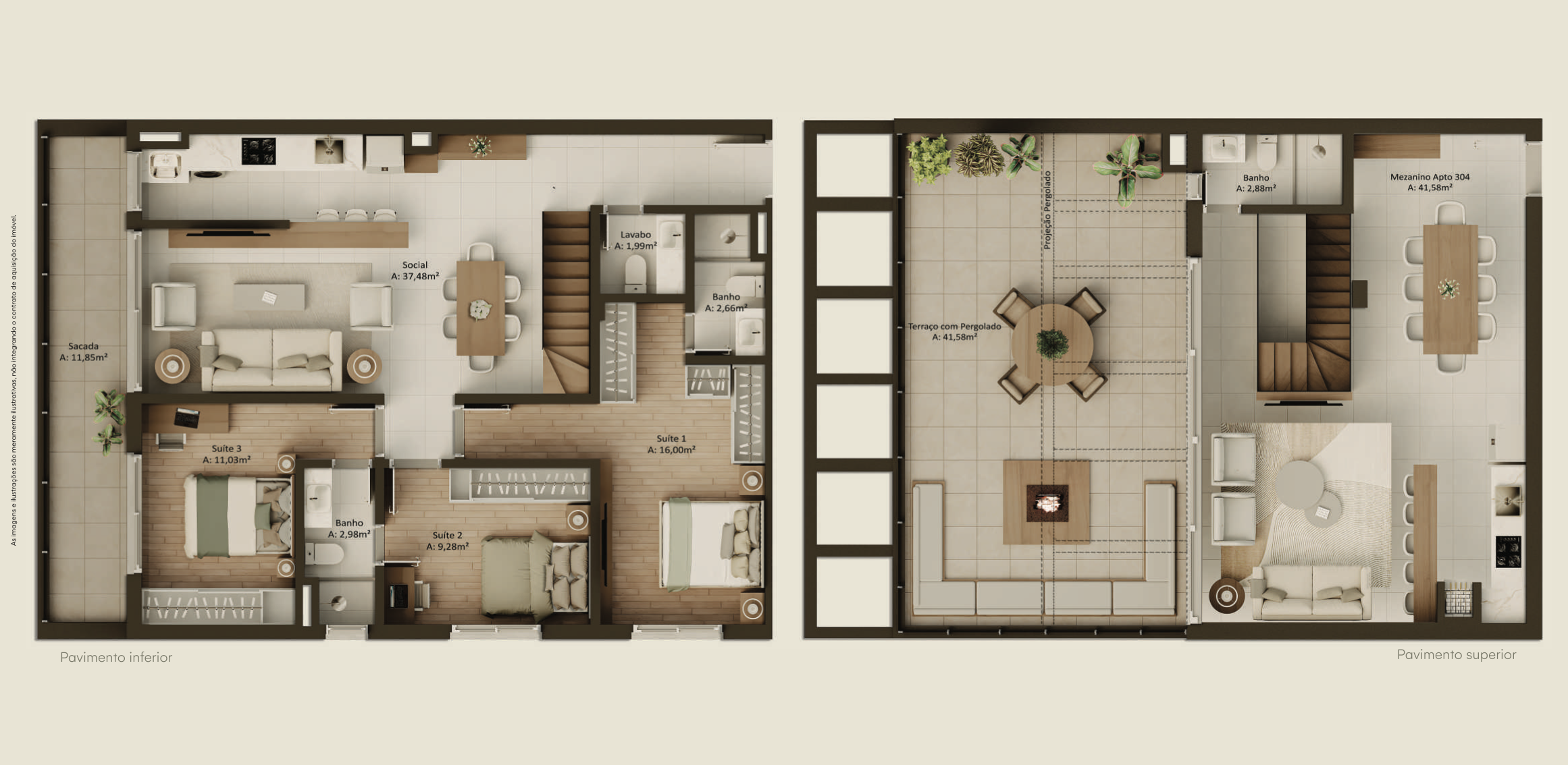 Apartamento à venda com 88m², 2 quartos, 1 suíte, 2 vagas no bairro Tristeza em Porto Alegre - Foto 17