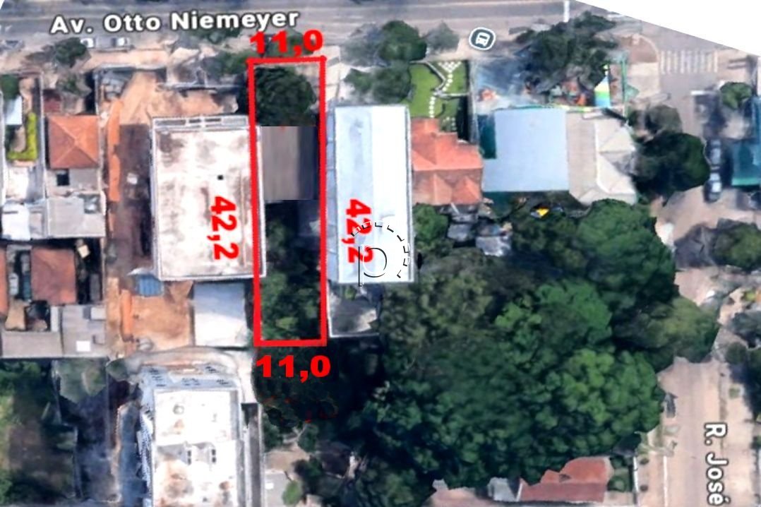 Terreno à venda com 464m² no bairro Tristeza em Porto Alegre