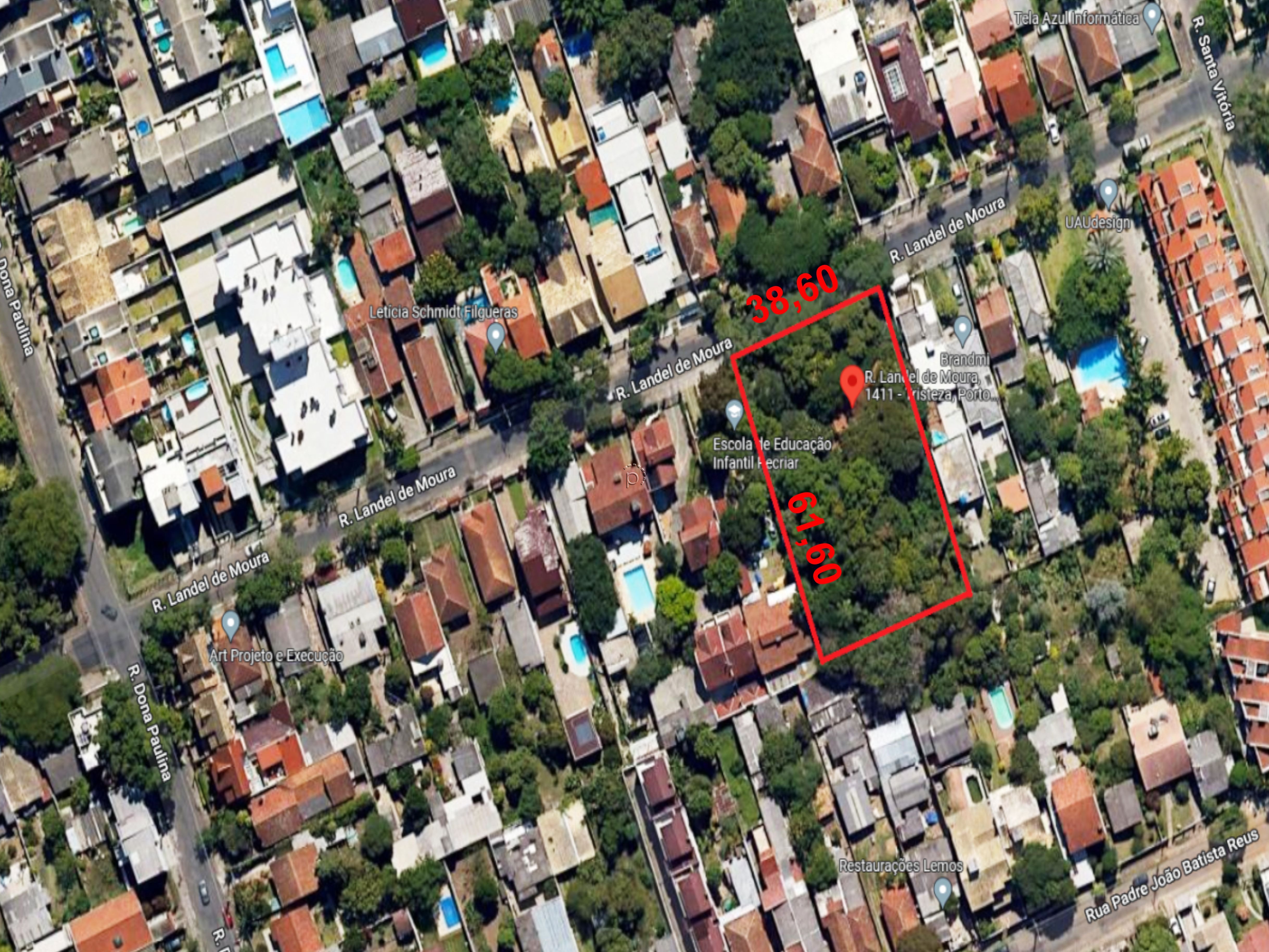 Terreno à venda com 2.377m² no bairro Tristeza em Porto Alegre