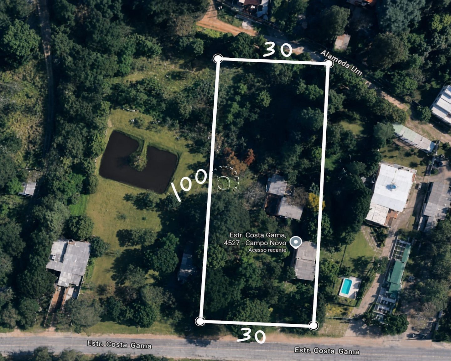 Terreno à venda com 3.000m² no bairro Hípica em Porto Alegre