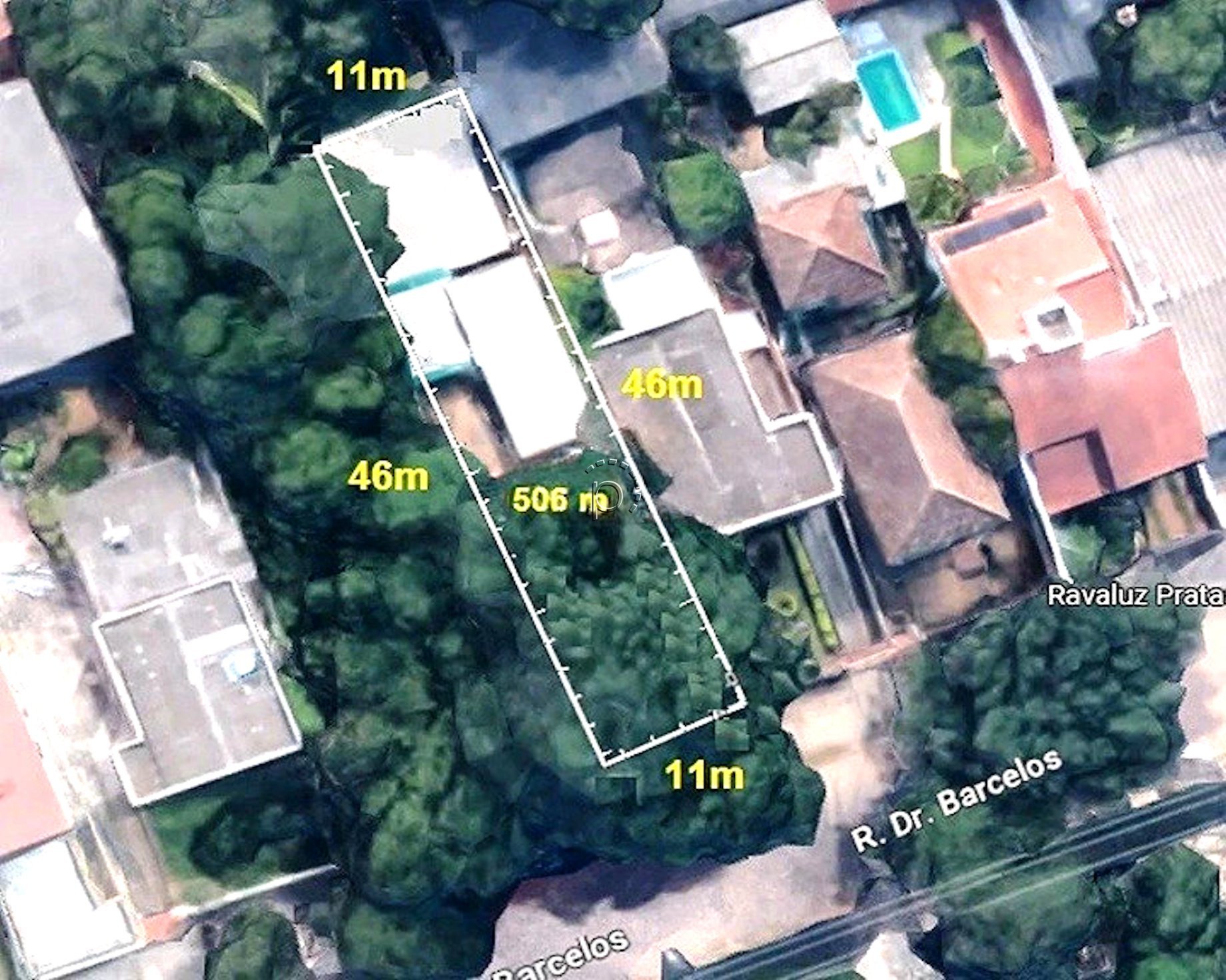 Terreno à venda com 506m² no bairro Tristeza em Porto Alegre